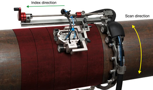 Pipeline corrosion phased array ultrasonic inspection
